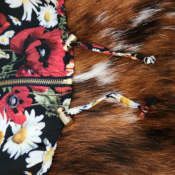 Poppies and Daisies Flower Blouse Sz M - Picture 4 of 6